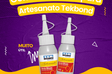 Cola de Silicone para Artesanato Tekbond - Oferta Promoção Cupom - Fornecedor de material para artesanato - Armarinhos Aviamentos (1)