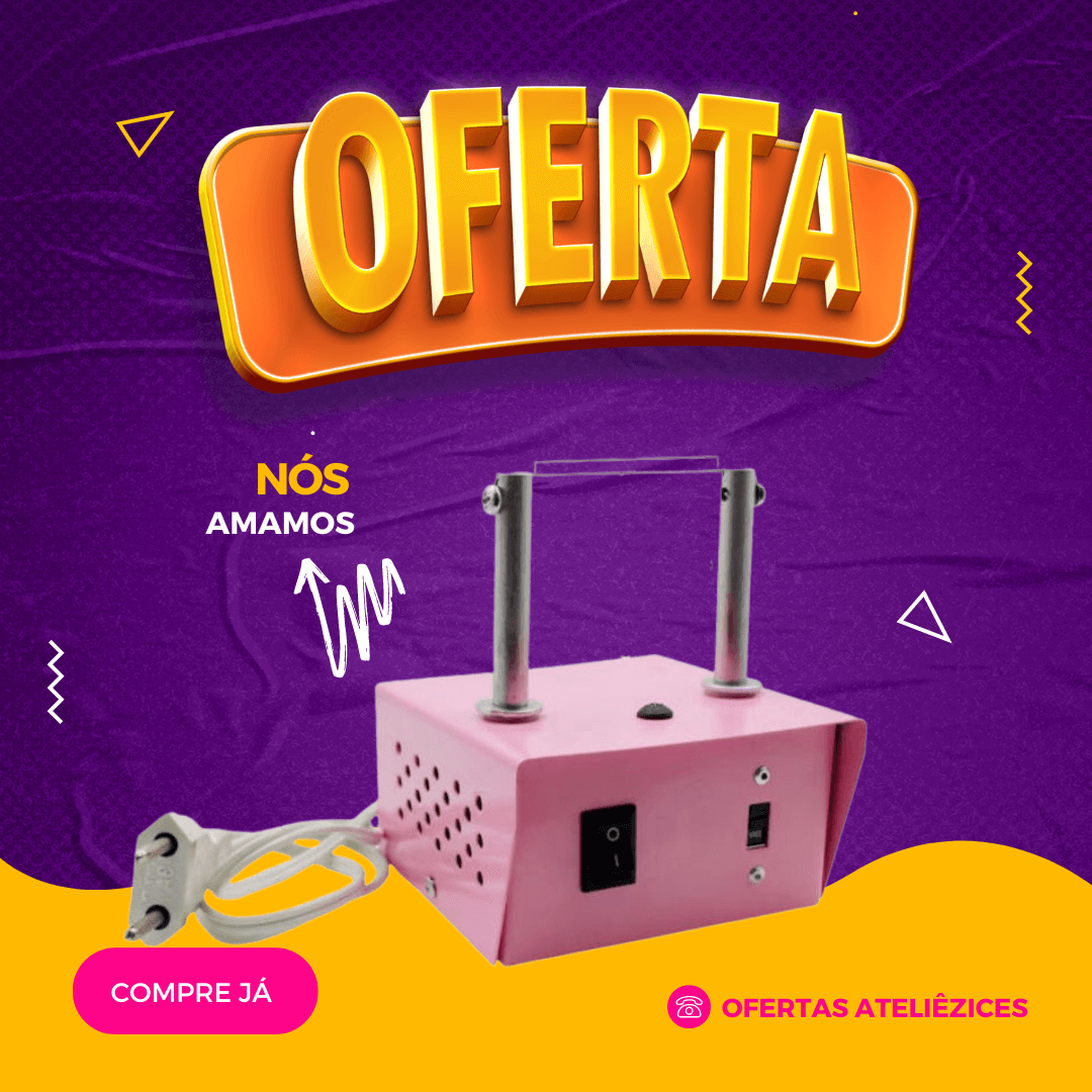 Máquina de cortar fitas - Oferta Promoção Cupom - Fornecedor de material para artesanato - Armarinhos Aviamentos (1)