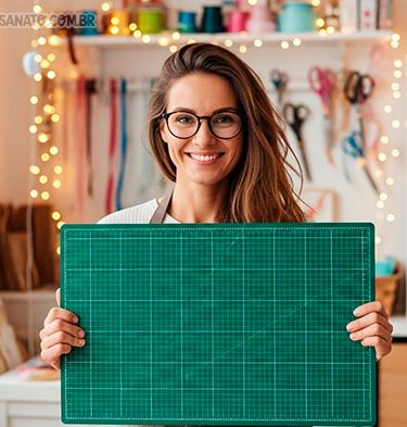 Para que serve uma base de corte no artesanato - Achadinhos do Atelie 2