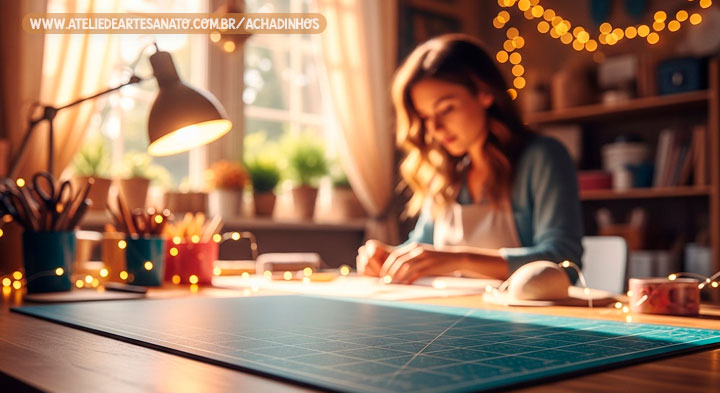 Material da base de corte usada em artesanato